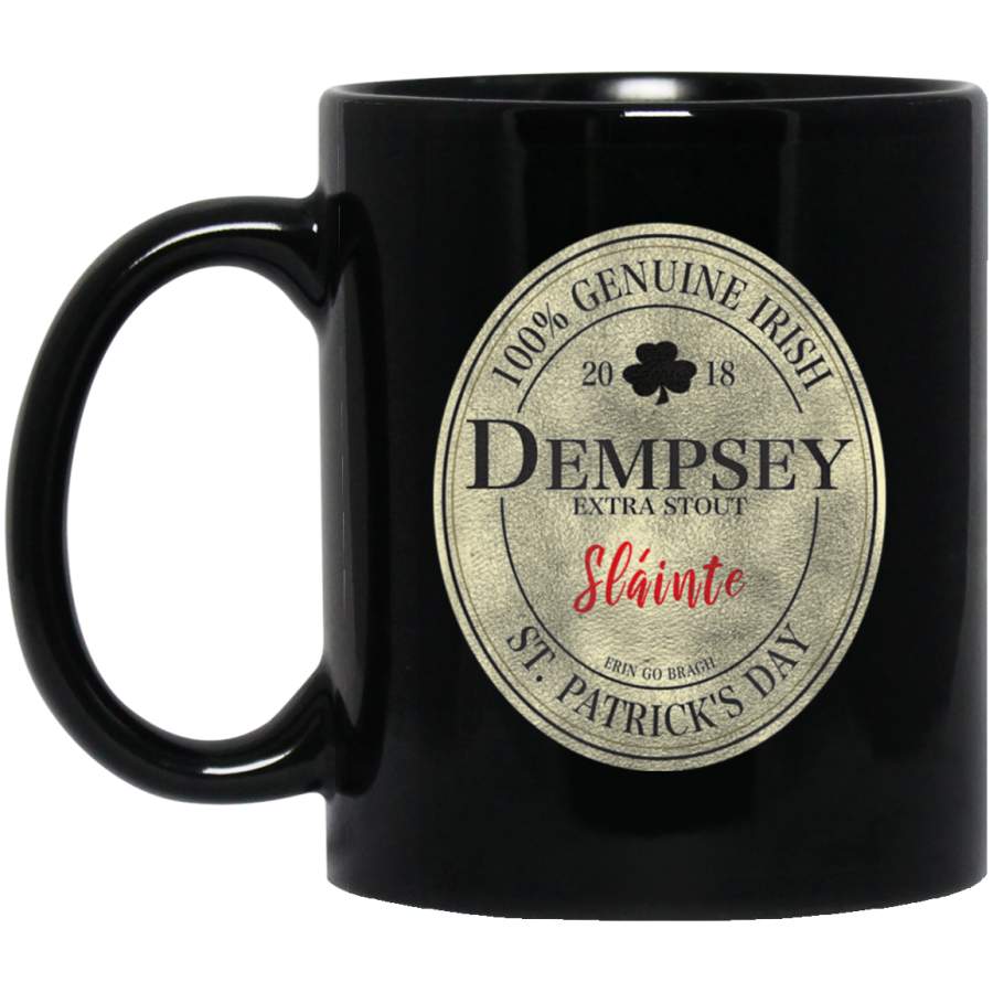 Dempsey Irish Mug Vintage St Patricks Day Mug