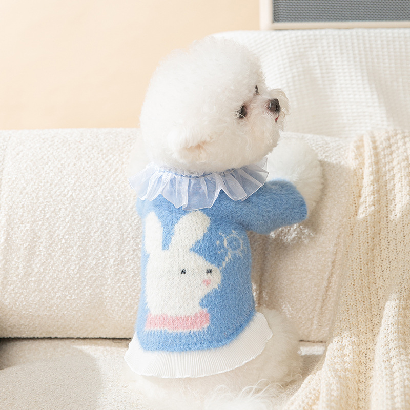 Winter Cute Dog Sweater Puppy Outfit Yorkshire Terrier Pomeranian Shih Tzu Maltese Bichon Poodle Pet Dog Clothing Cat Coat alx