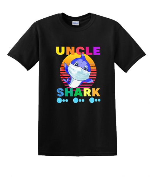 Vintage Uncle Shark Medical Mask Virus RS T Shirt