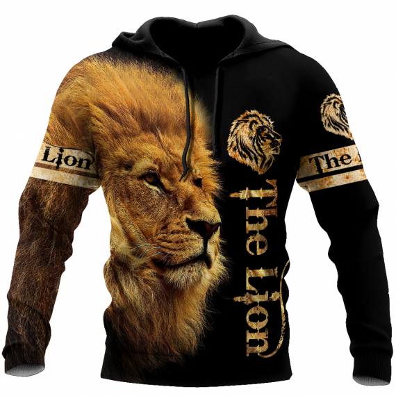 Unisex Hoodie All Over Print Lion Gifts The Best Lion Over Printed Us Unisex Size Hoodie