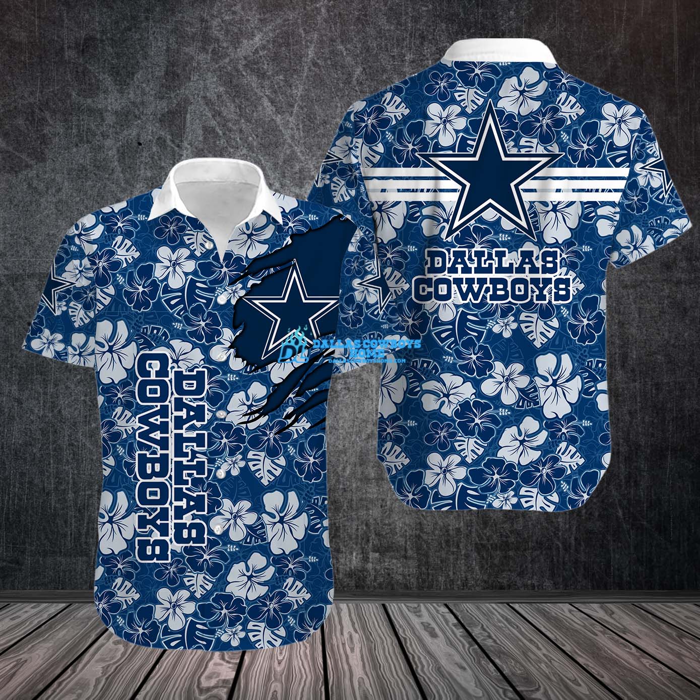 Dallas Cowboys Custom Aloha Shirt Print Full N0126