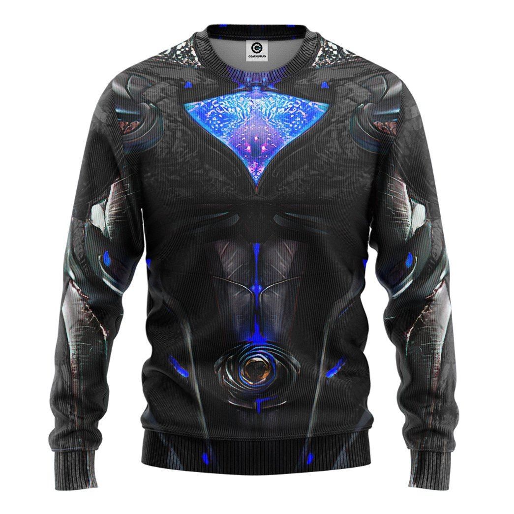 Gearhumans 3D Black Power Ranger 2017 Custom Sweatshirt Apparel