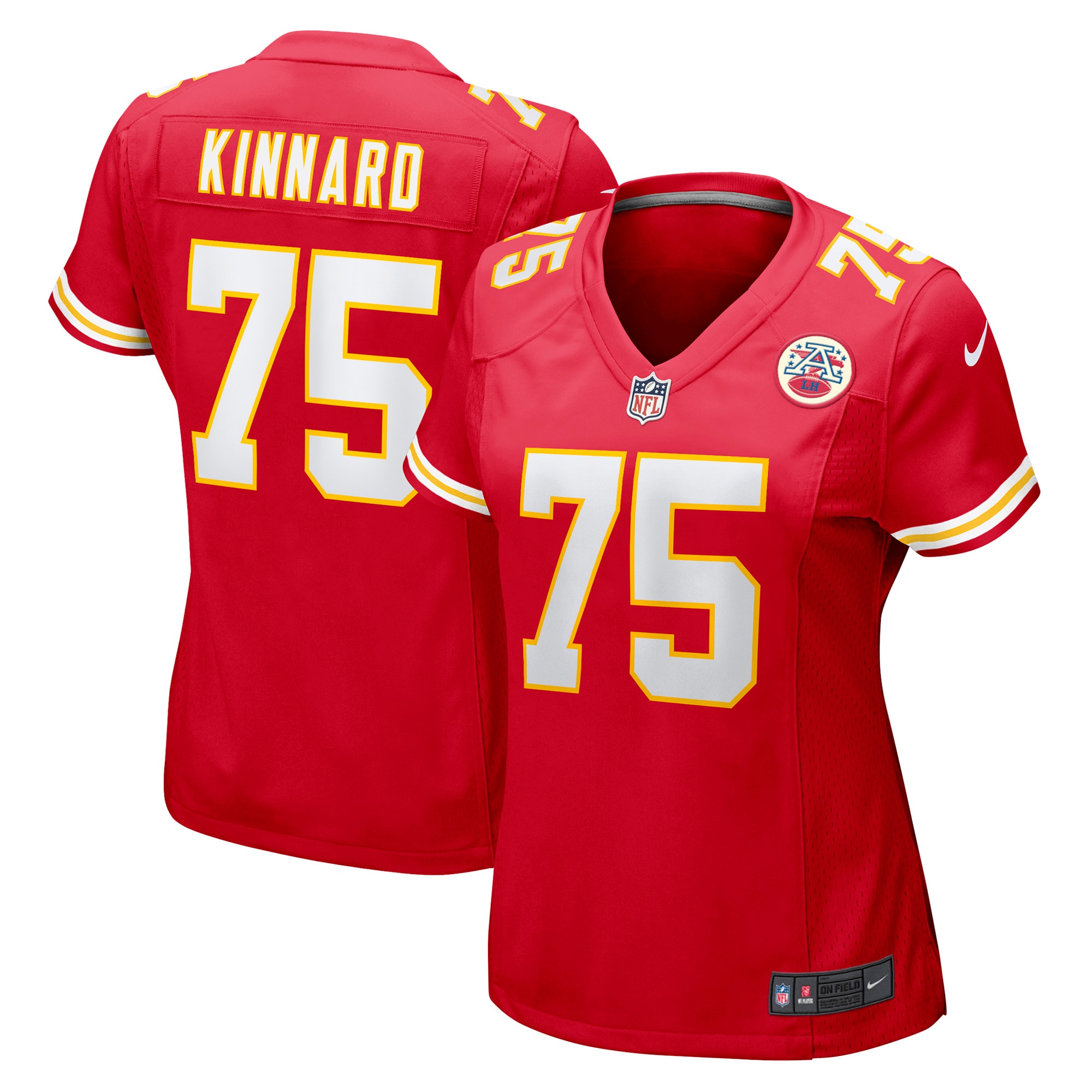 Darian Kinnard Kansas City Chiefs Women's Game Player Jersey – Red