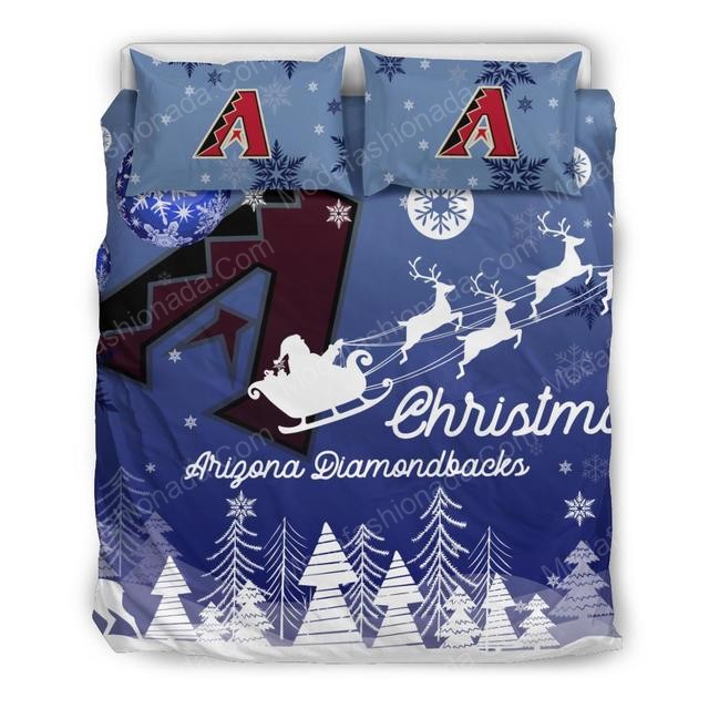 Merry Christmas Arizona Diamondbacks Baseball Sport 2 Bedding Set