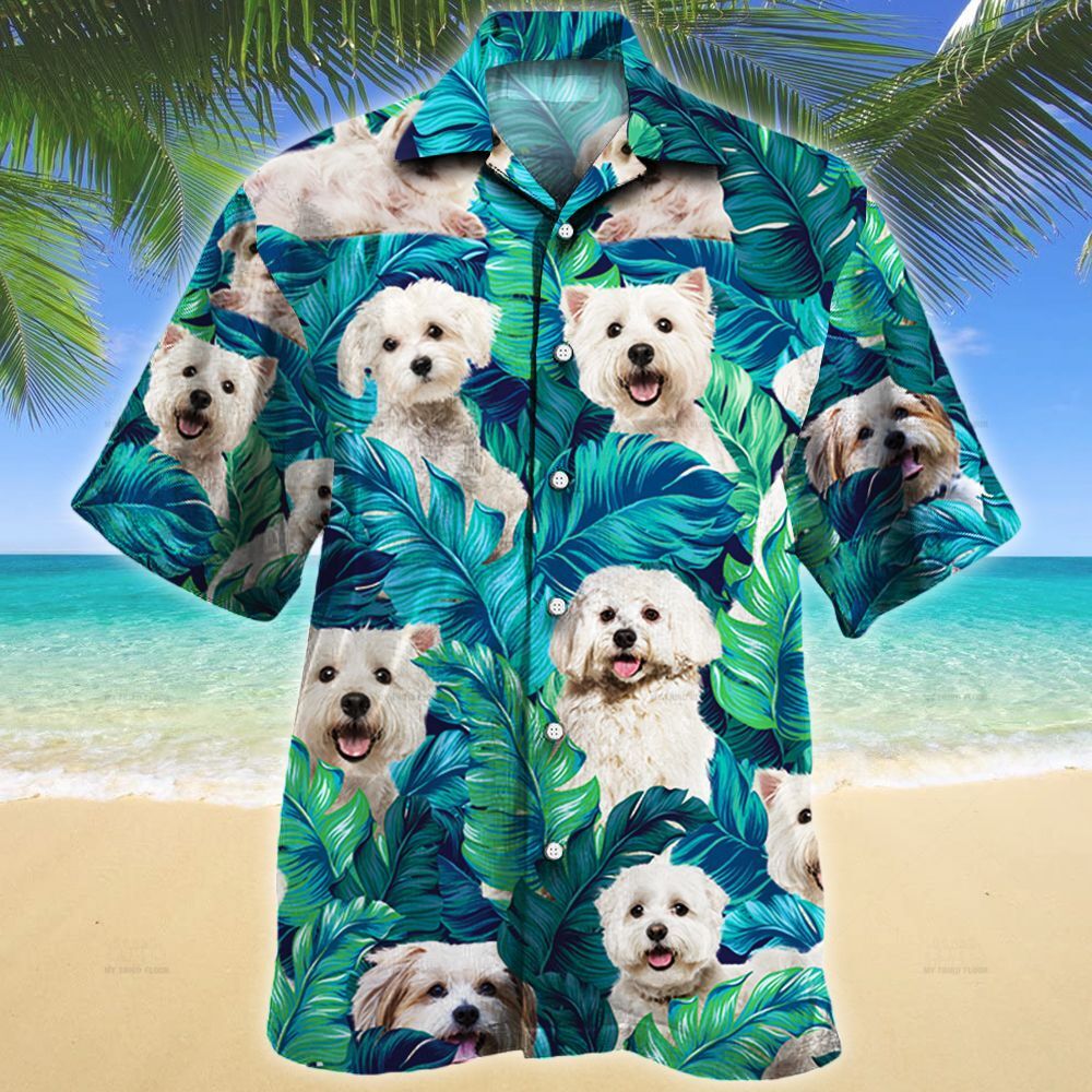 Maltese Dog Lovers Gift Hawaiian Shirt Ha43552