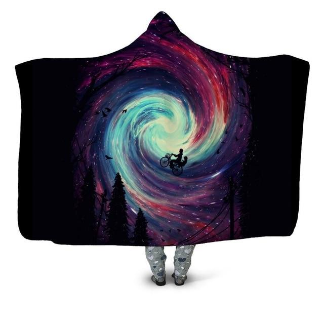 Galaxy Vortex Blanket Hoodie Corethermax