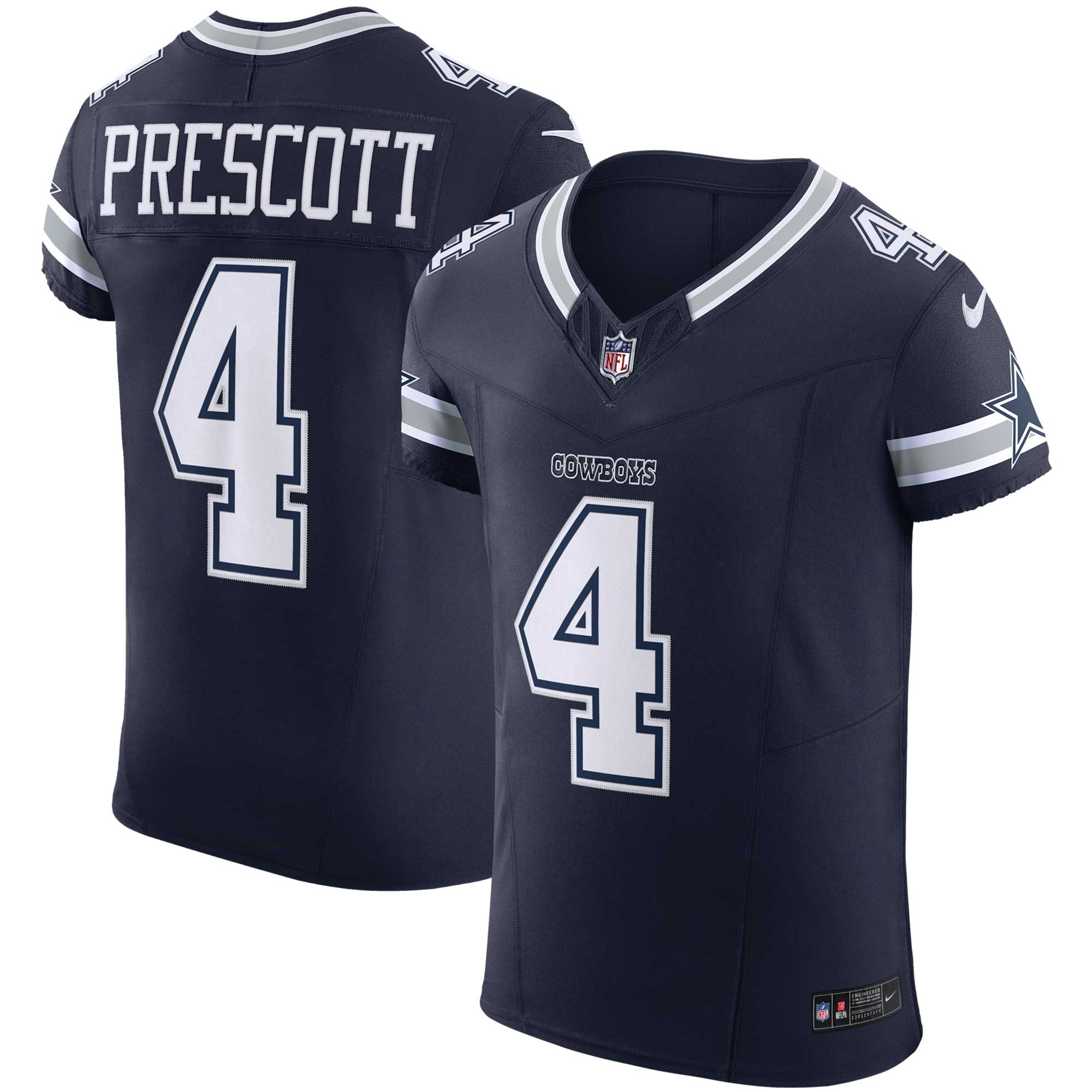 Dak Prescott Dallas Cowboys Vapor F.U.S.E. Elite Jersey – Navy