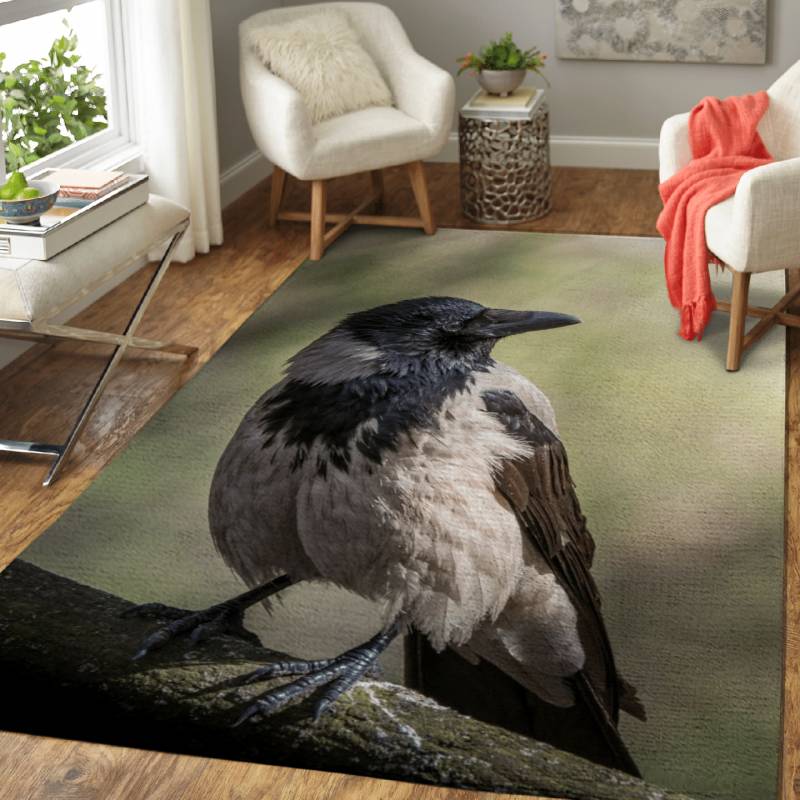 Raven – Birds And Animals Area Rug Carpet