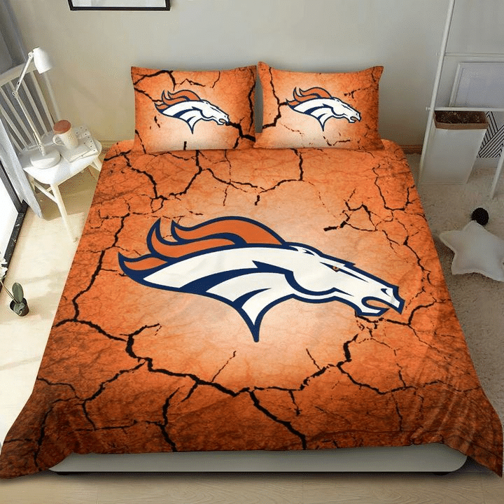 Denver Broncos Bedding Set, Quilt, Fleece Blanket W140919