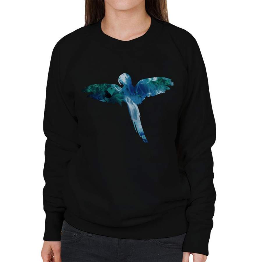 Parrot Montage Women’s Sweatshirt