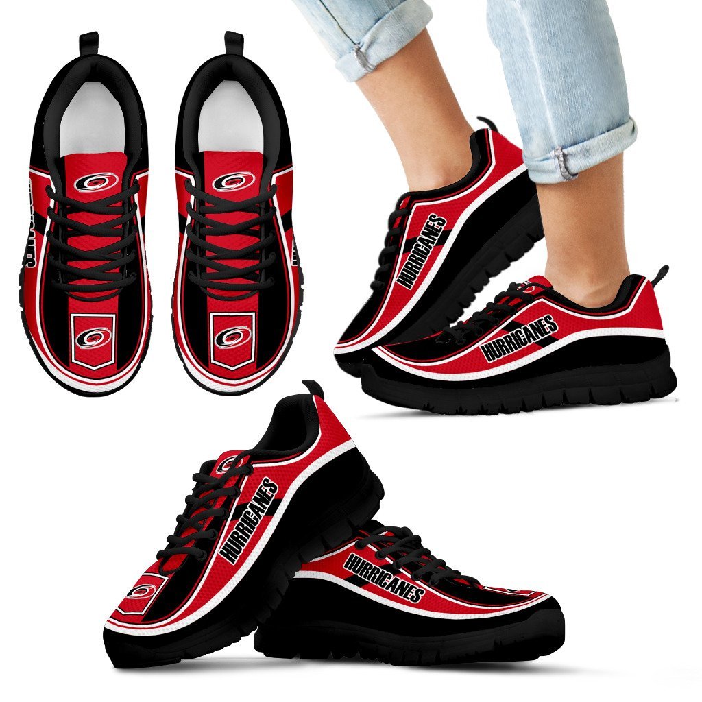 Simple Color Flag Carolina Hurricanes Sneakers