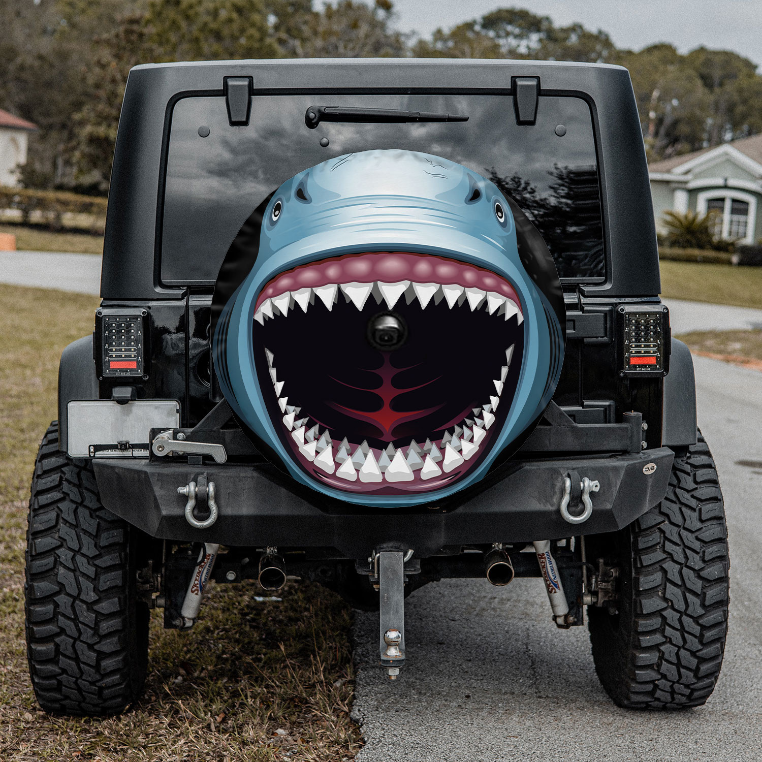 Big Mouth Shark Spare Tire Cover #040422L