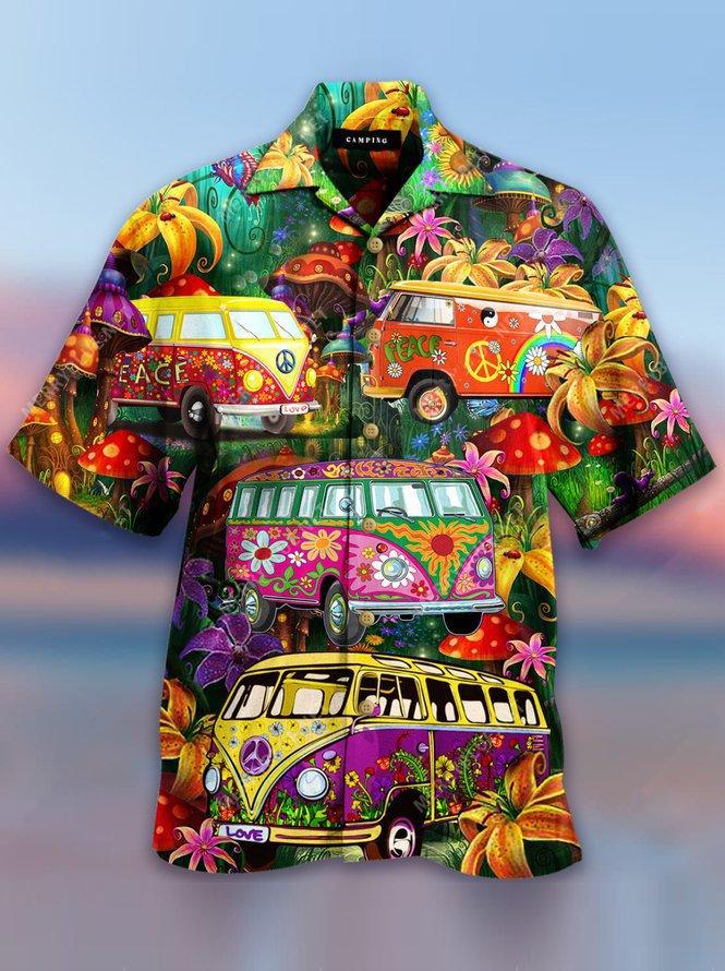 Hippie Bus Hawaii Shirt For Men Women Ha20137