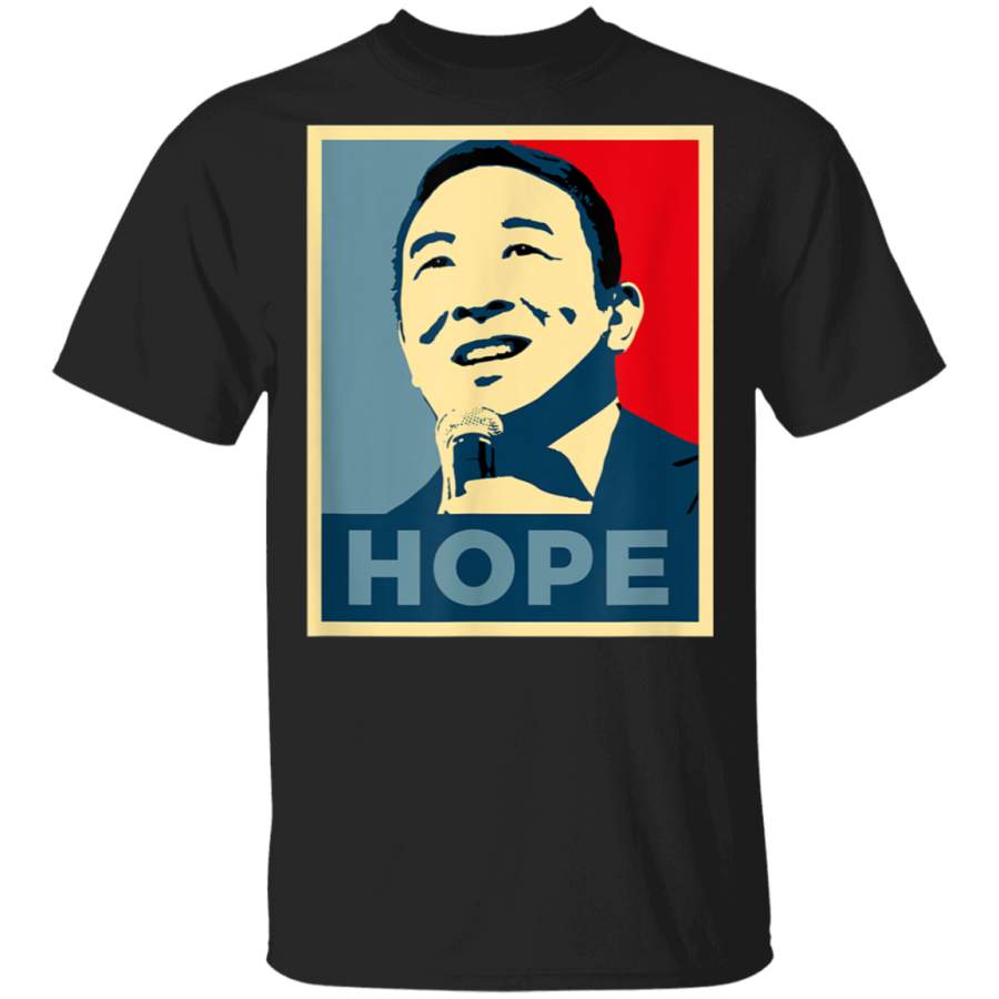 Andrew Yang for President of USA Hope Yang Gang Design TShirt