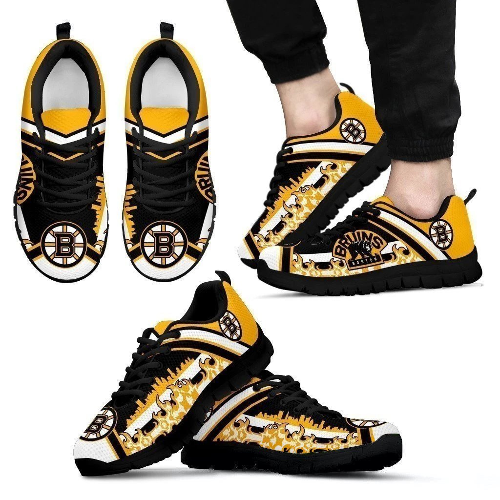 Boston Bruins Hockey Men’s Sneakers Fan