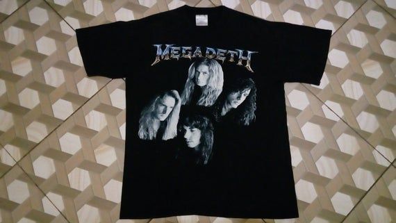 Vintage Megadeth Shirtmetallica Slayer Anthrax Sepultura Shirt