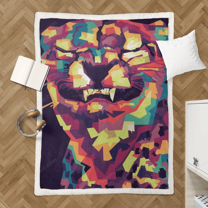 The Tiger  – Animal Sherpa Fleece Blanket