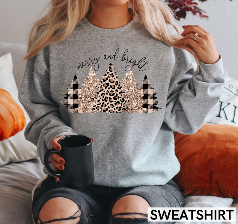 Vintage Merry Christmas Sweatshirt 2D Crewneck Sweatshirt All Over Print Sweatshirt For Women Sweatshirt For Men Sws4433