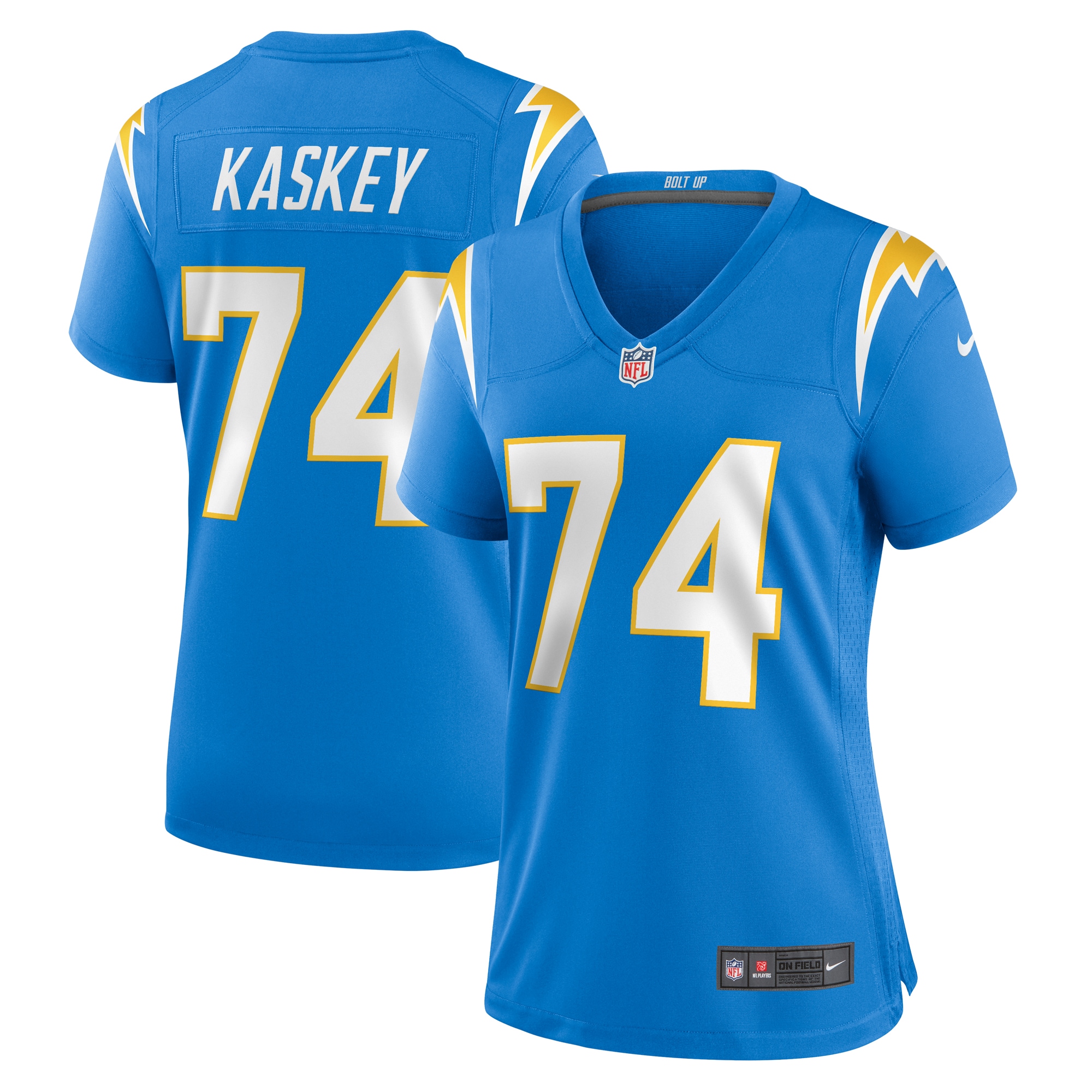 Women’s Los Angeles Chargers Matt Kaskey Powder Blue Team Game Jersey