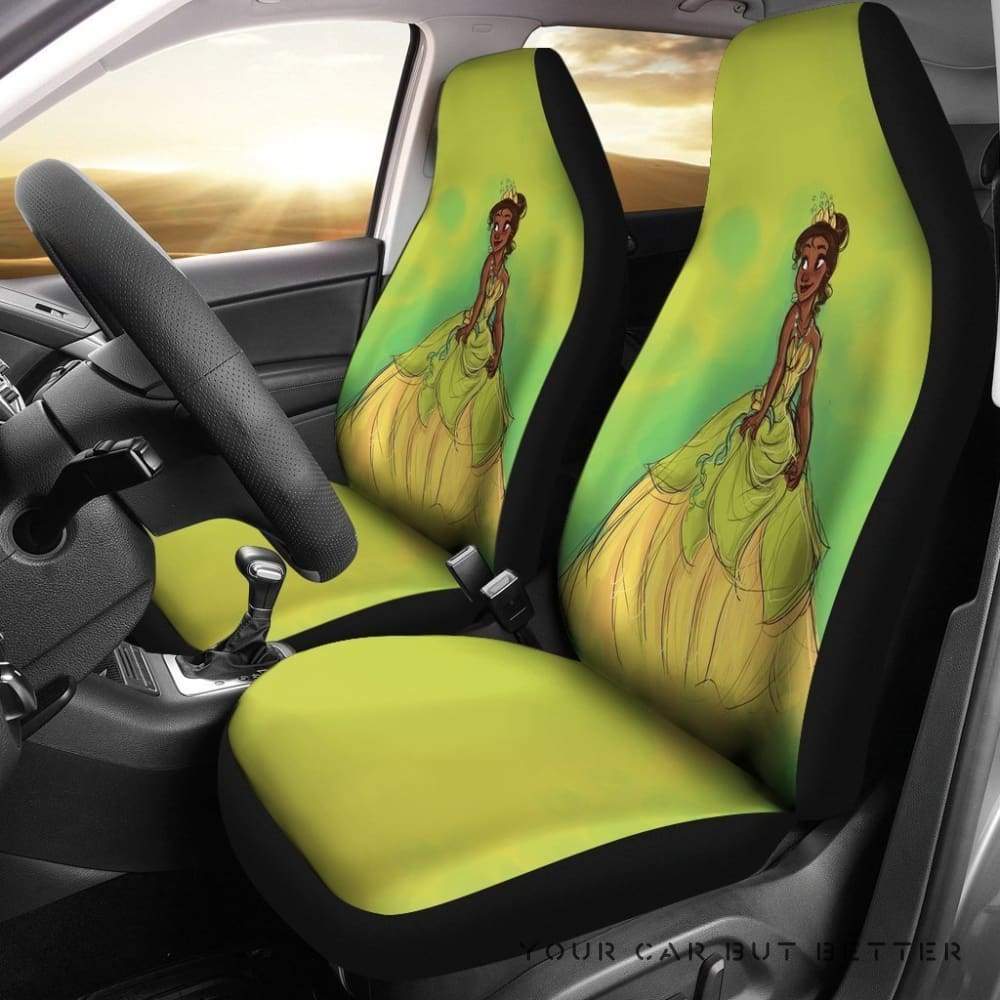 Tiana Car Seat Covers The Princess And The Frog Cartoon 155026