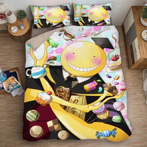 Assassination Classroom Korosensei 2 Duvet Cover Pillowcase Home Decor 3D Bedding Set