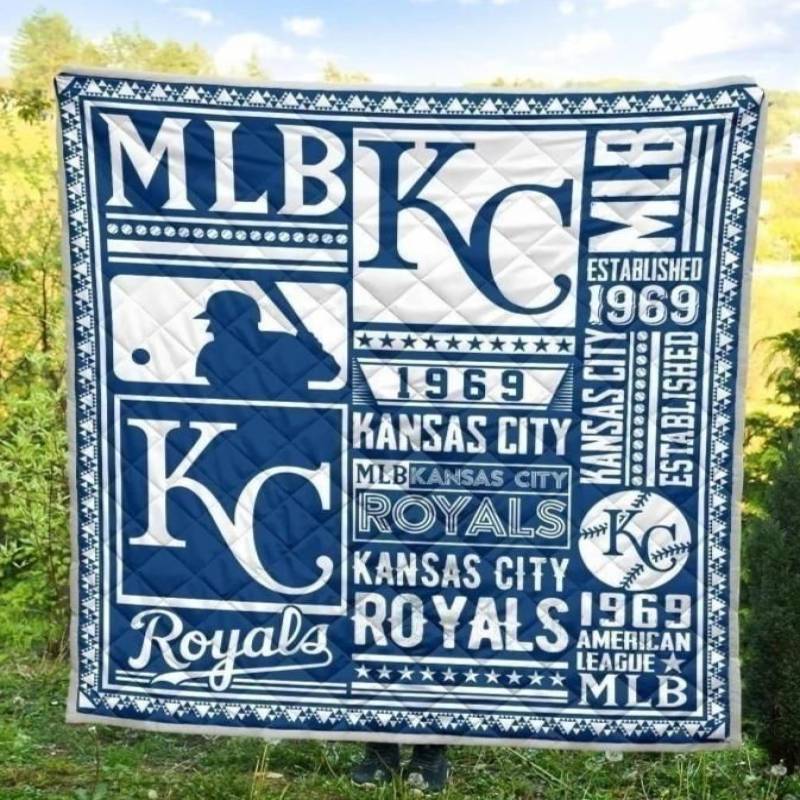 Kansas City Royals Quilt Blanket Special Fan Gift Idea MN09