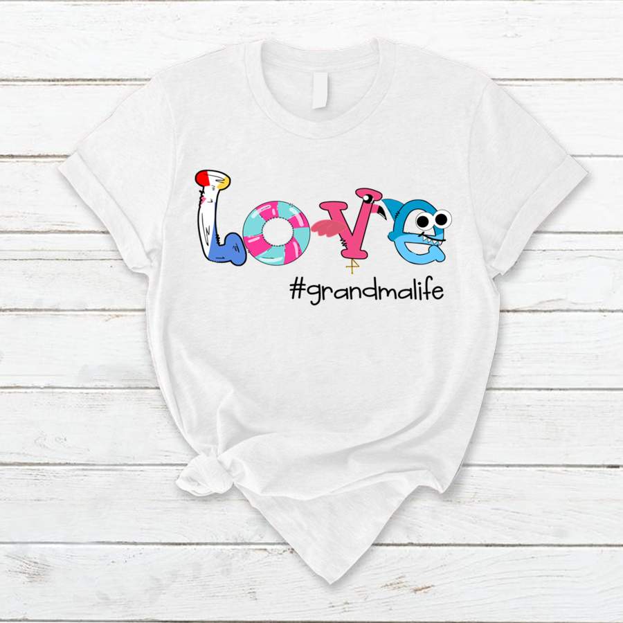 Personalized Love Summer Grandma Life Shirt