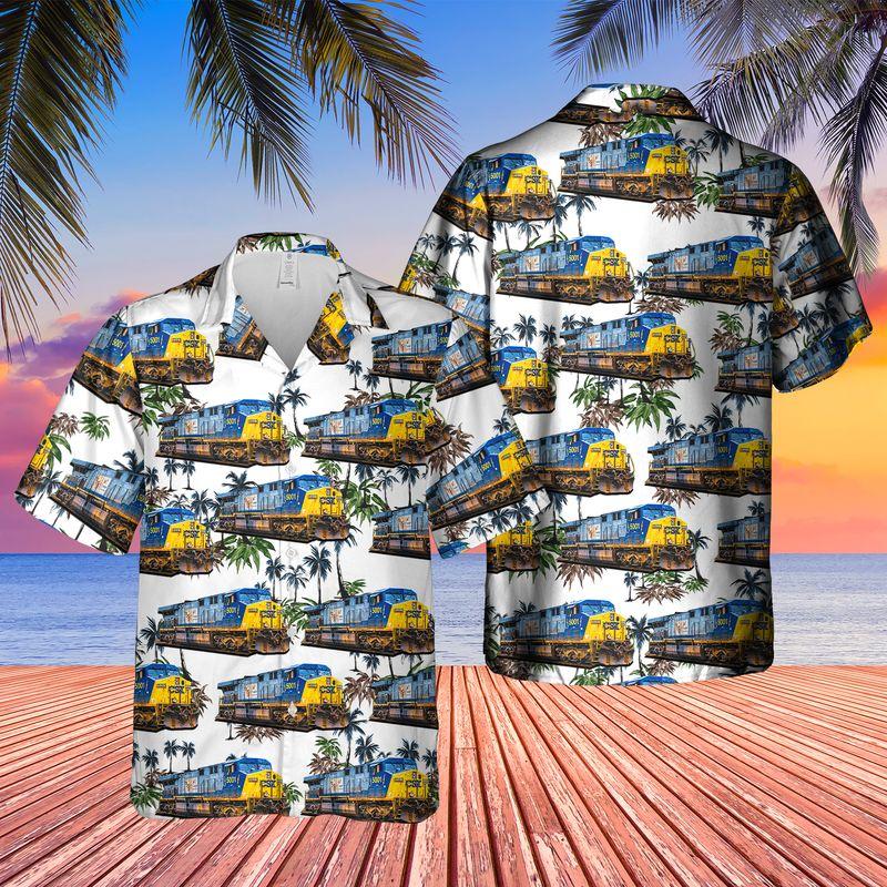 Transportation Ge Locomotive Hawaii Shirt For Men Women Adult Ha93217