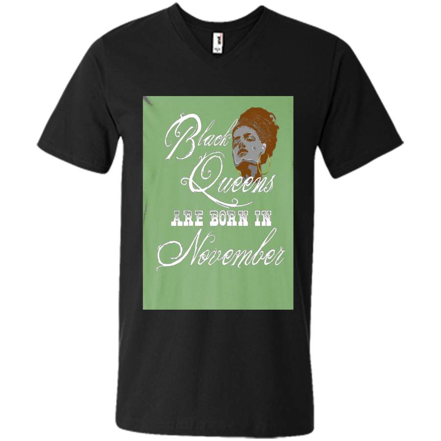 November Birthday T-shirt Black Queens Tee t-shirt