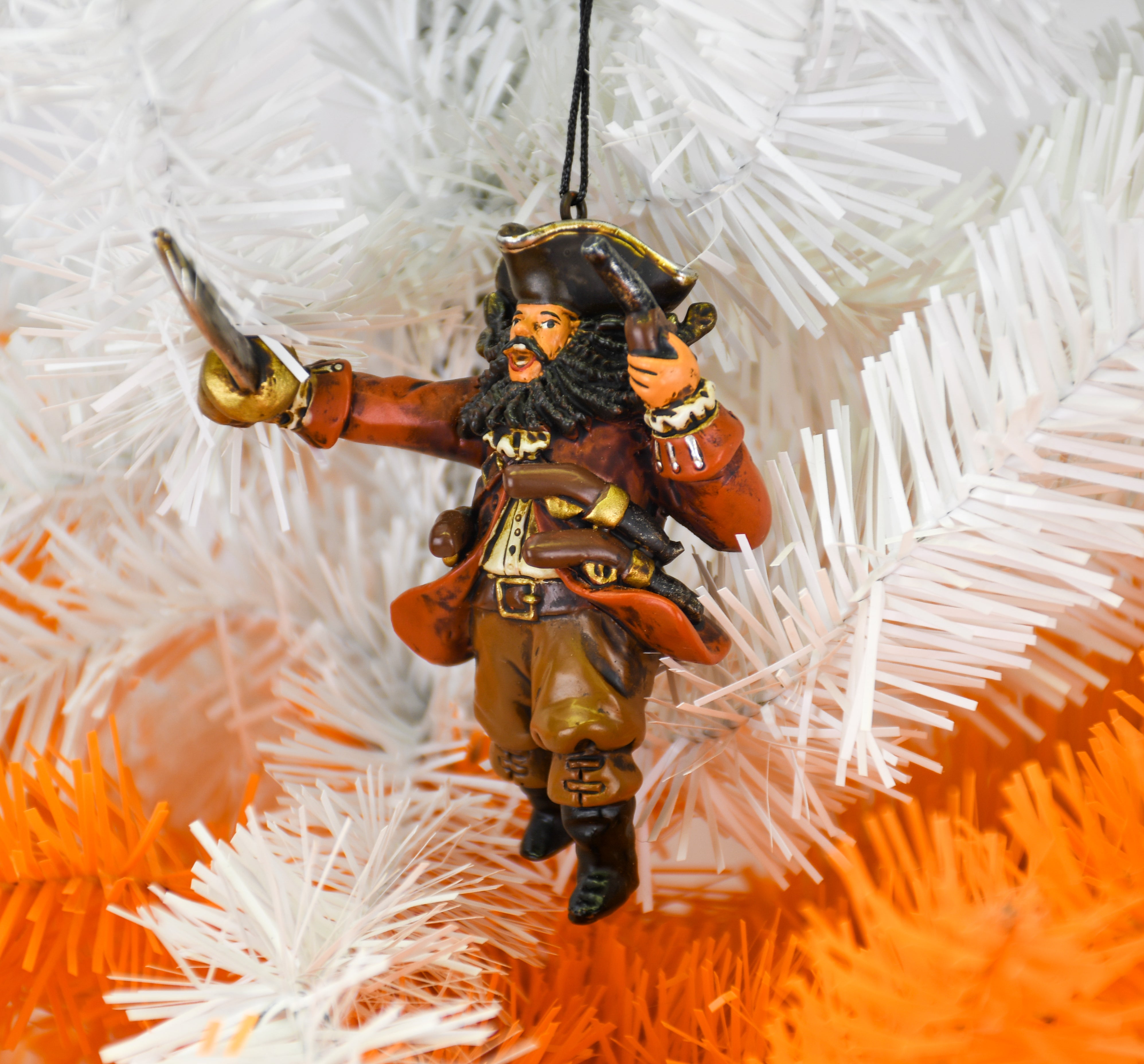 Blackbeard The Pirate Halloween / Christmas Ornaments