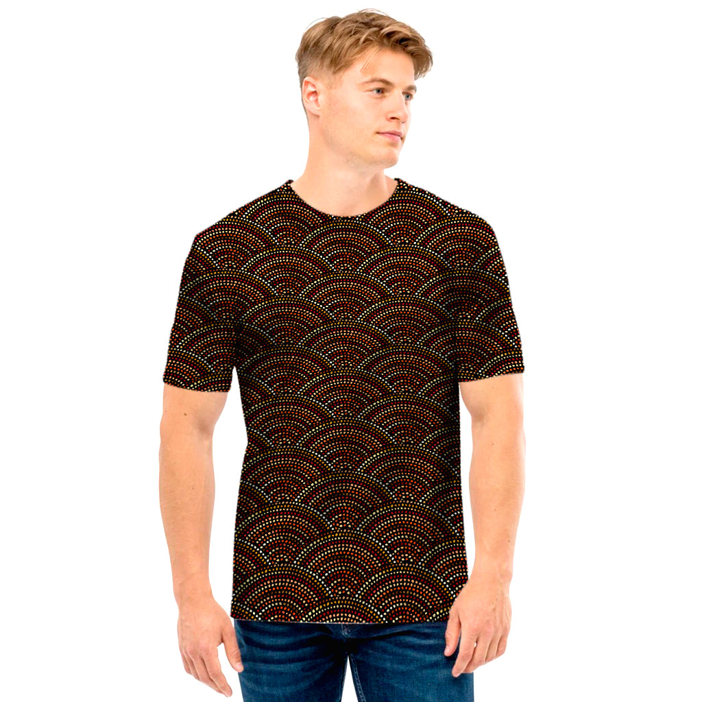 African Afro Dot Pattern Print Men’S T-Shirt