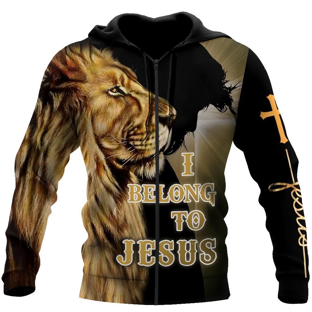 USATOPDEAL.COM – Lion love Jesus Over Printed  Unisex Shirts