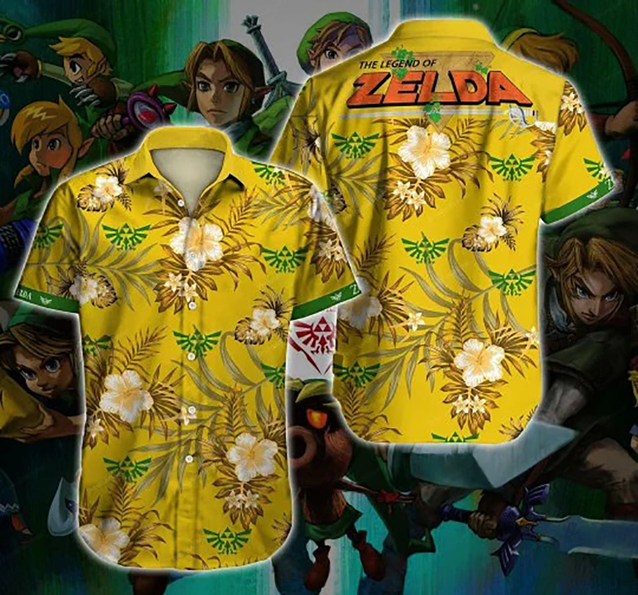 The Legend Of Zelda Hawaiian Shirt Aloha Beach Holiday 920 Casual Ha23266