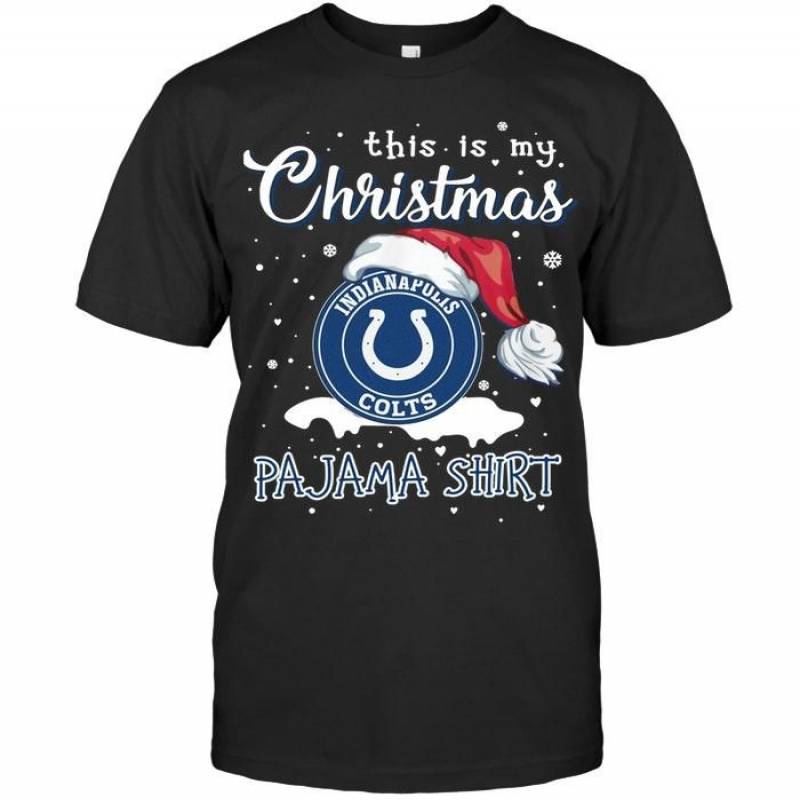 This Is My Christmas Indianapolis Colts Pajama Shirt T Shirt