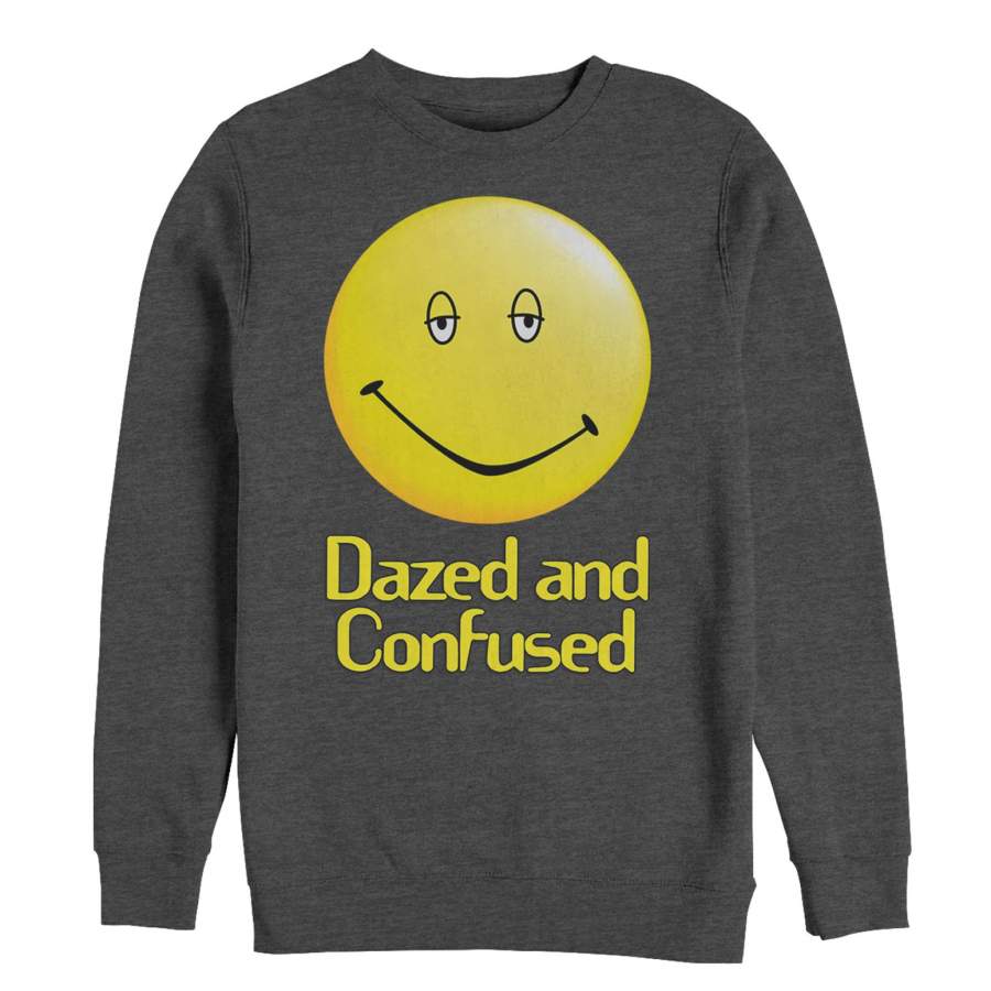 Dazed and Confused Men’s Big Smiley Logo  Sweatshirt