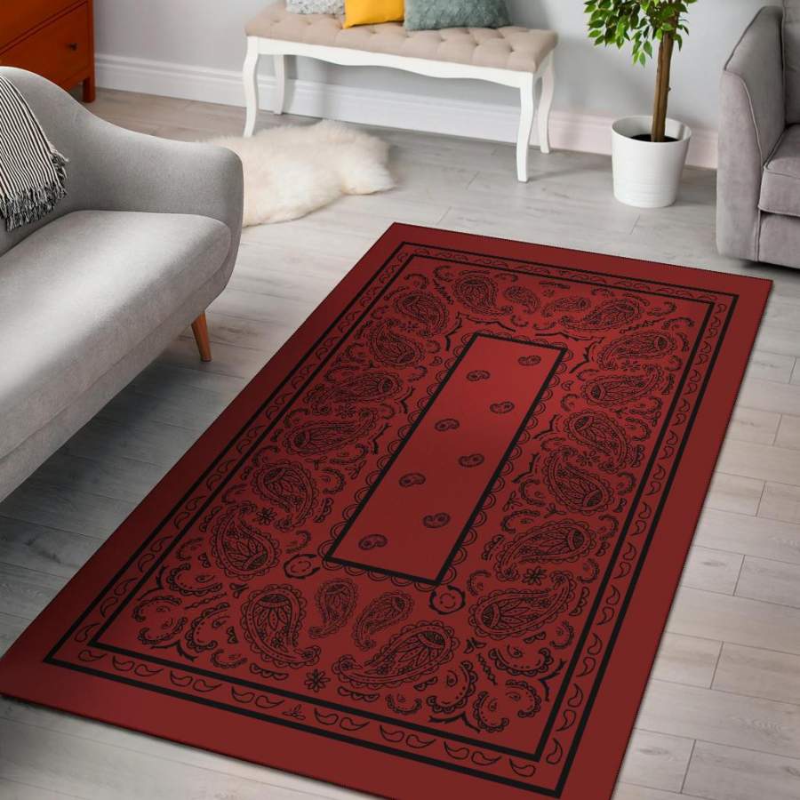 Res with Black Bandana Area Rugs – Fitted