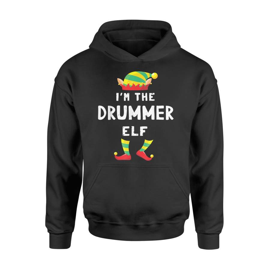 I’m The Drummer Elf Matching Christmas Family Group Gift T-Shirt – Standard Hoodie