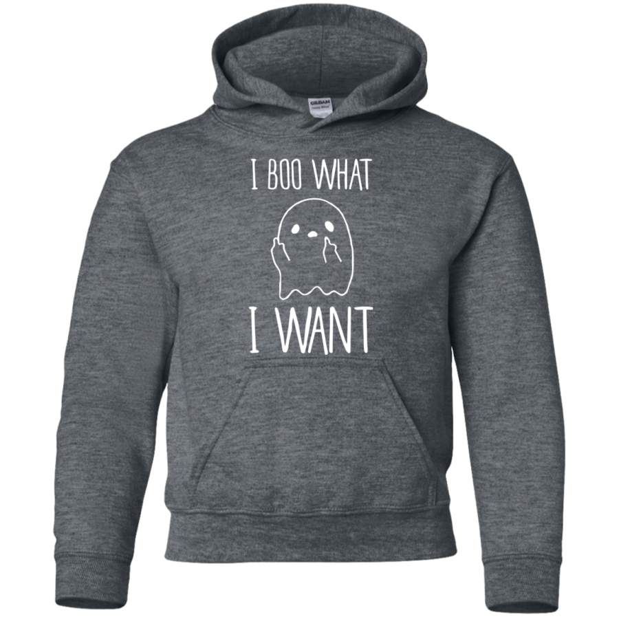 I Boo What I Want, Halloween  Youth Hoodie