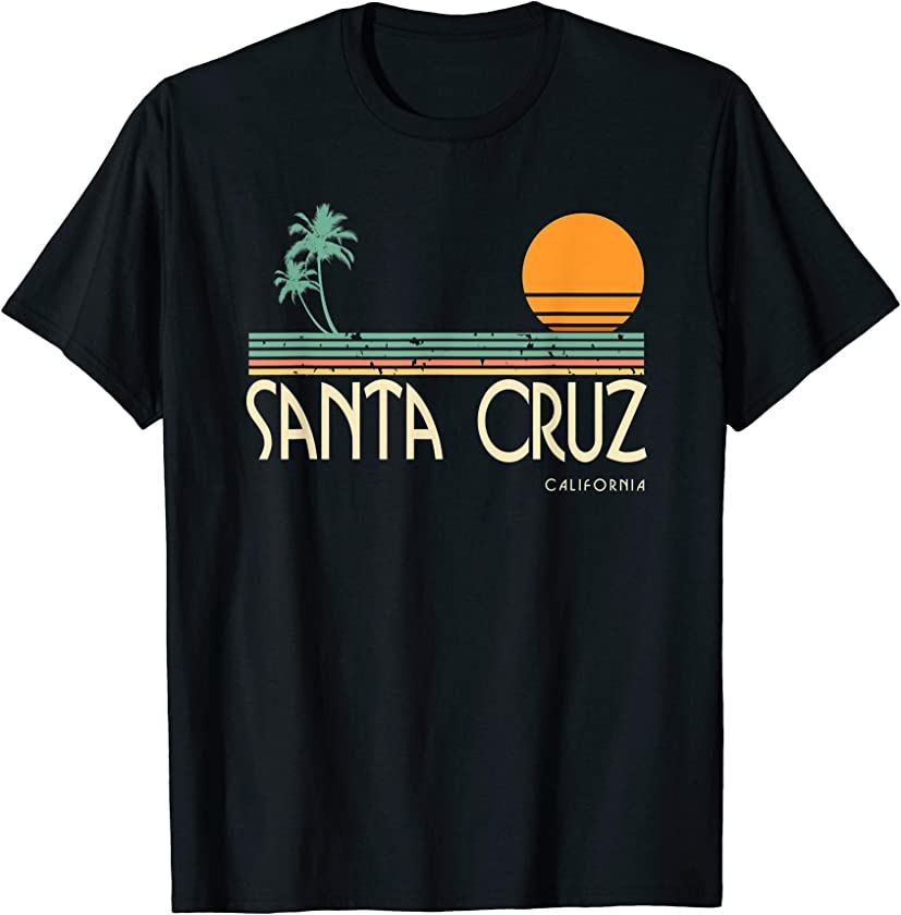 Vintage Santa Cruz California Sunset Palms T-Shirt