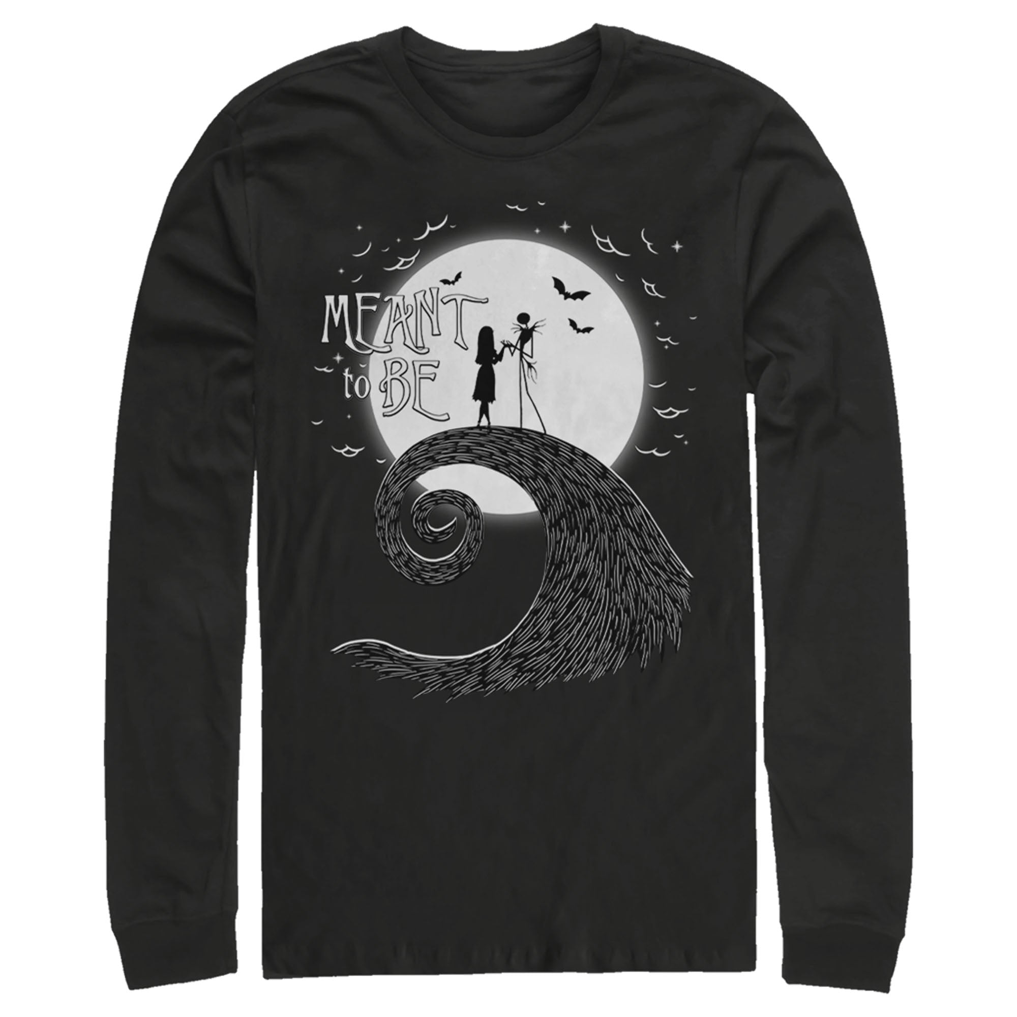 Men’S The Nightmare Before Christmas Halloween Jack Skellington Sally Meant To Be Long Sleeve Shirt