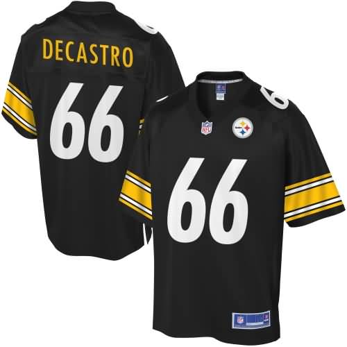 Youth Pittsburgh Steelers David Decastro NFL Pro Line Team Color Jersey