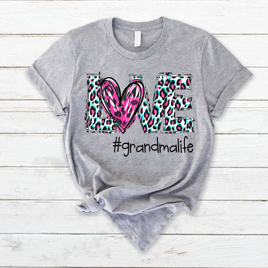 Leopard Love Grandma Life Shirt