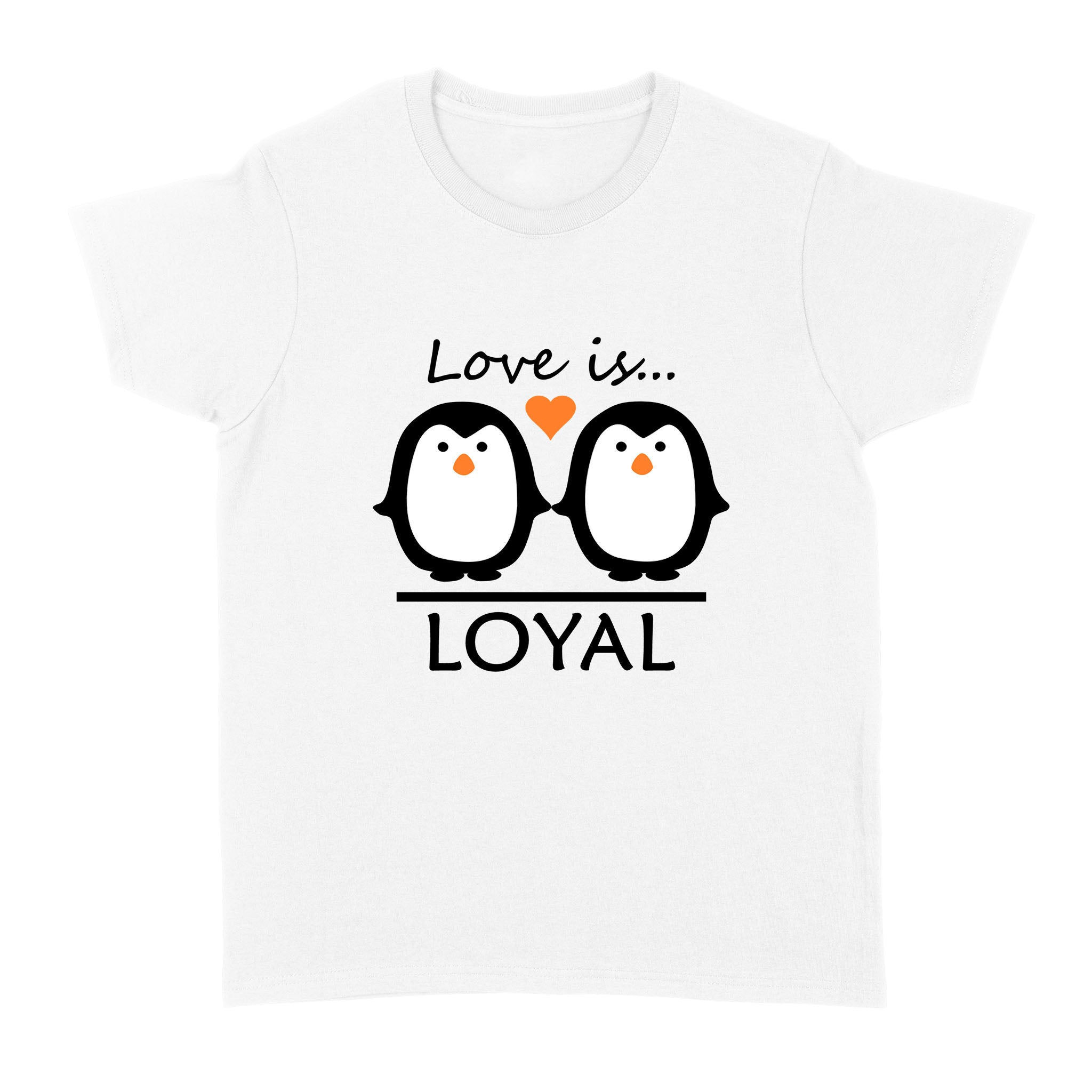 Penguin Love Valentine Gift – Standard Women’s T-shirt