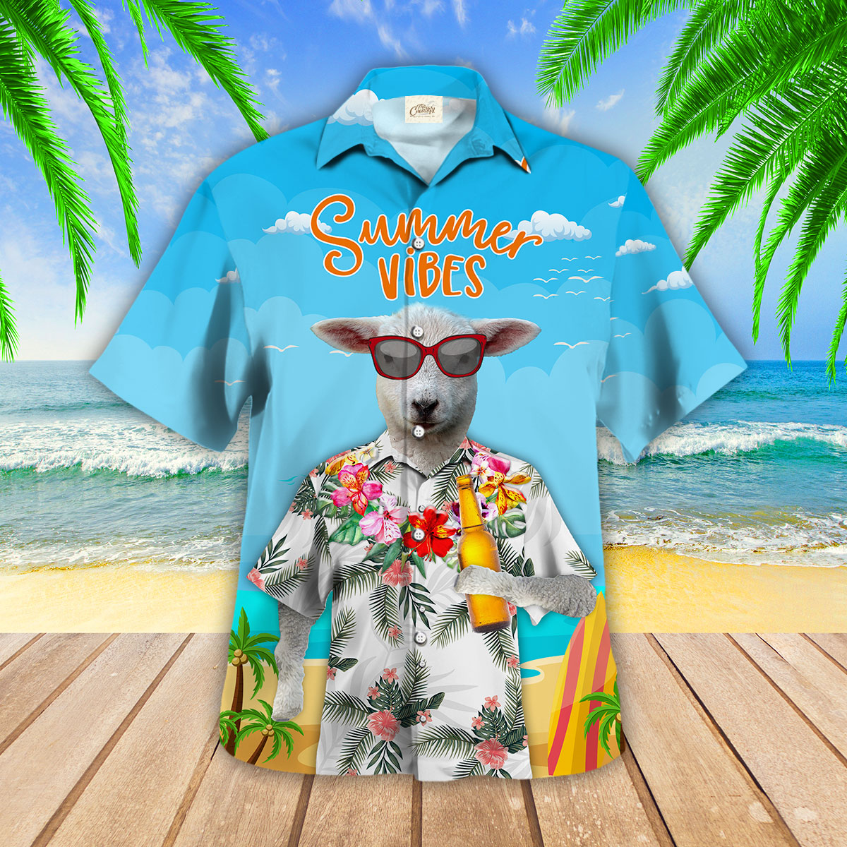 Sheep Summer Vibes Hawaii Shirt Ha54539