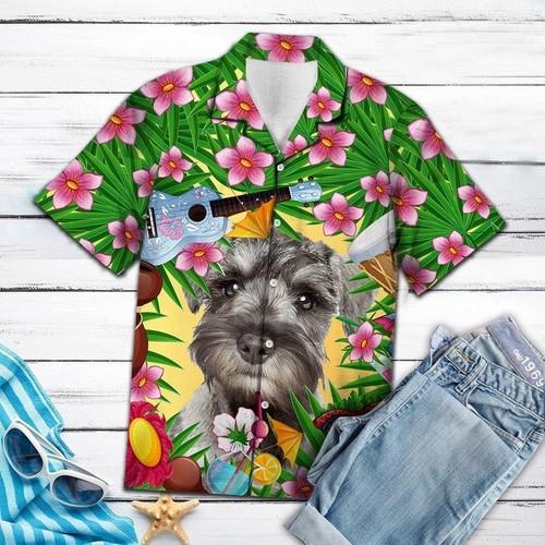 Miniature Schnauzer Summer Party Hawaii Shirt Unisex Adult Ha67531