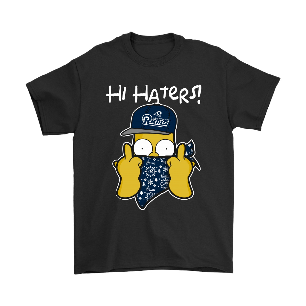 Find The Simpsons Christmas Gangster Hi Hater Los Angeles Rams Shirts