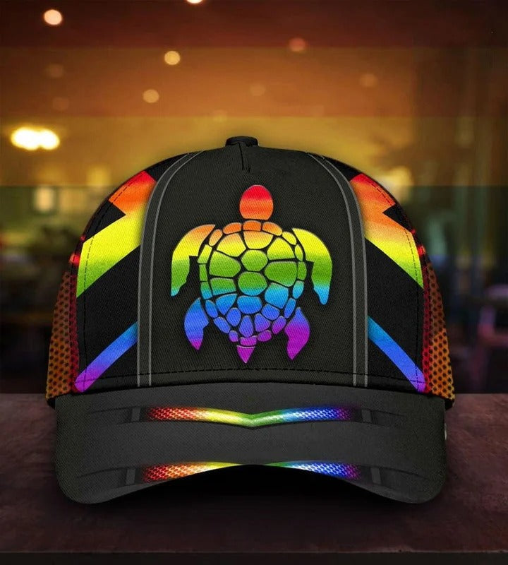 Gay Pride Accessories, Sea Turtle You Are Loved Lgbt Printing Baseball Cap Hat, 3D Baseball Cap For Lgbt