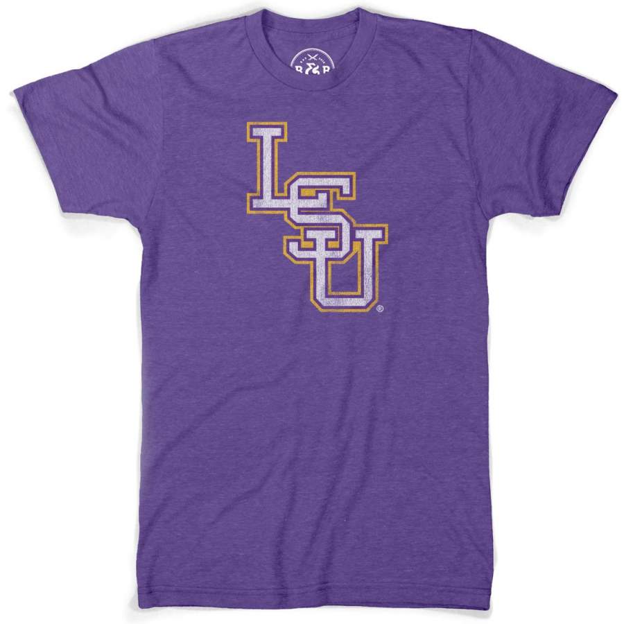 B&B Dry Goods LSU Tigers Baseball Interlock T-Shirt – Purple