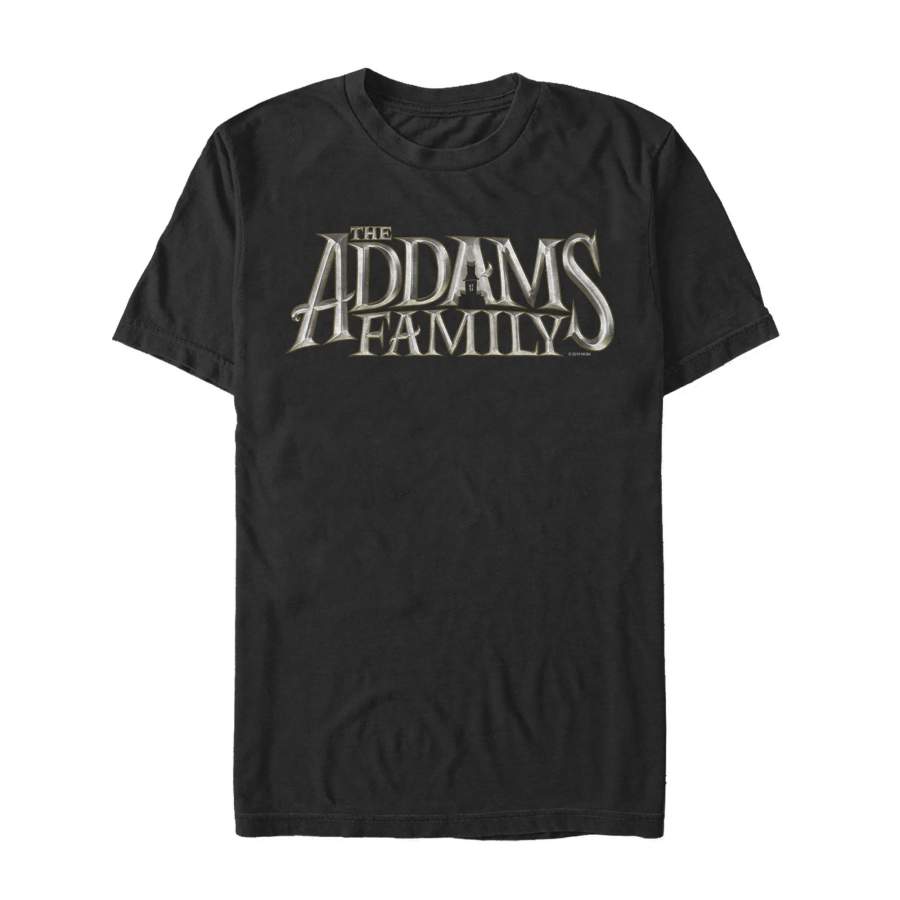 Addams Family Men’s Movie Logo  T Shirt