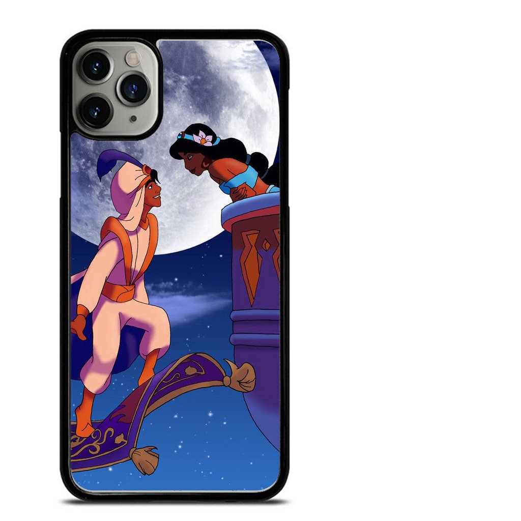 Aladin And Jasmine Kiss Under Moon 3D Case Phone Cases